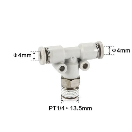 Airtac PEB: Accessories--One-touch fittings(stainless steel) - PEB402D-S