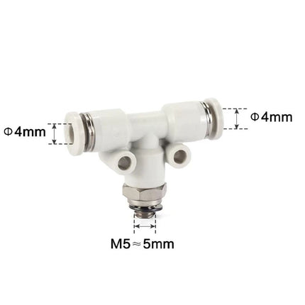 Airtac PEB: Accessories--One-touch fittings(stainless steel) - PEB4M5-S