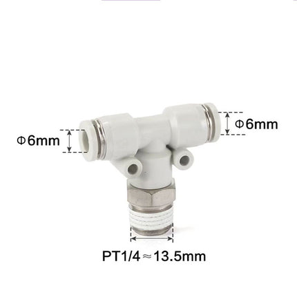 Airtac PEB: Accessories--One-touch fittings(stainless steel) - PEB602D-S