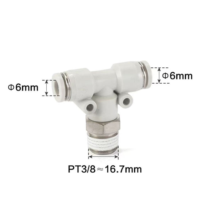 Airtac PEB: Accessories--One-touch fittings(stainless steel) - PEB603D-S