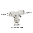 Airtac PEB: Push Lock Fitting. Male Branch Tee - PEB603D