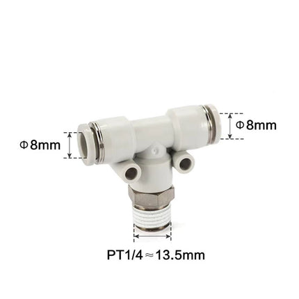 Airtac PEB: Accessories--One-touch fittings(stainless steel) - PEB802-S