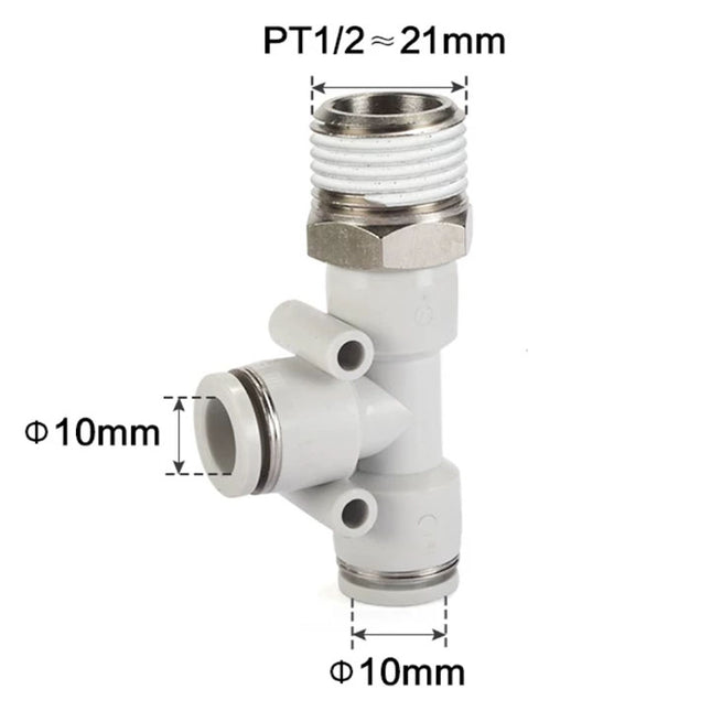 Airtac PED: Accessories--One-touch fittings(stainless steel) - PED1004D-S