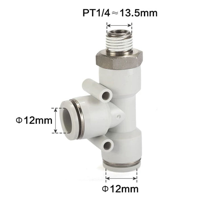 Airtac PED: Accessories--One-touch fittings(stainless steel) - PED1202D-S