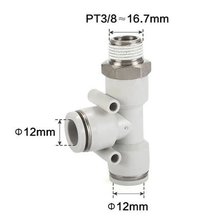 Airtac PED: Accessories--One-touch fittings(stainless steel) - PED1203D-S