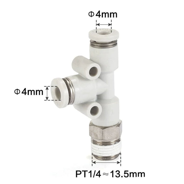 Airtac PED: Accessories--One-touch fittings(stainless steel) - PED402D-S