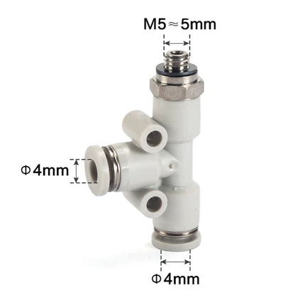 Airtac PED: Accessories--One-touch fittings(stainless steel) - PED401D-S