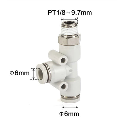 Airtac PED: Accessories--One-touch fittings(stainless steel) - PED601-S