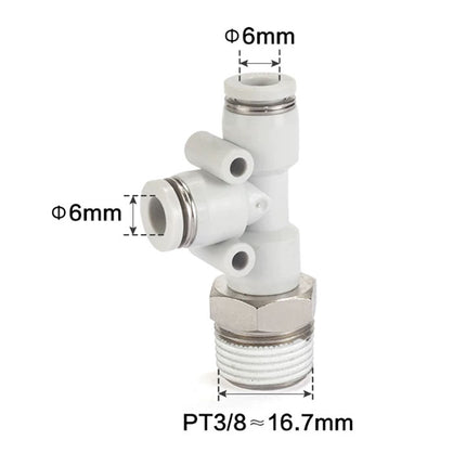 Airtac PED: Accessories--One-touch fittings(stainless steel) - PED603-S