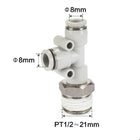 Airtac PED: Accessories--One-touch fittings(stainless steel) - PED804D-S