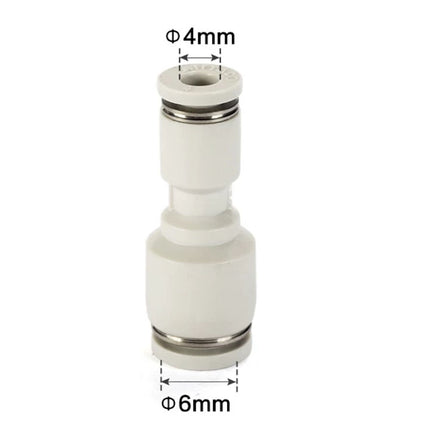 Airtac PG: Push Lock Fitting. Different Diameter Straight - PG6-4