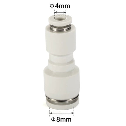 Airtac PG: Push Lock Fitting. Different Diameter Straight - PG8-4