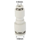 Airtac PG: Push Lock Fitting. Different Diameter Straight - PG8-4