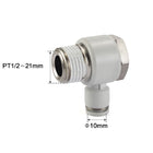 Airtac PH: Push Lock Fitting. Universal Male Elbow - PH1004D