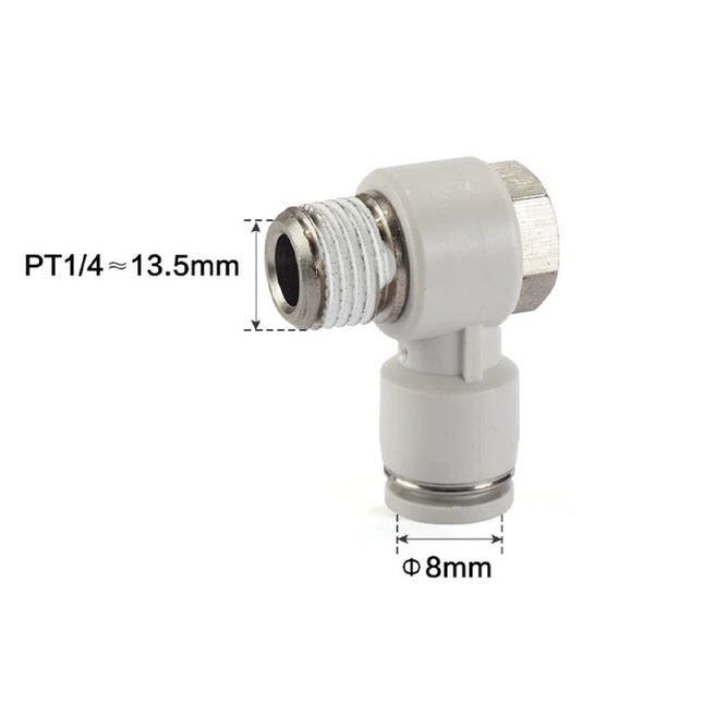 Airtac PH: Push Lock Fitting. Universal Male Elbow - PH802