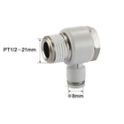 Airtac PH: Push Lock Fitting. Universal Male Elbow - PH804D