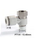 Airtac PHF: Push Lock Fitting. Double Universal Female Elbow - PHF1002D