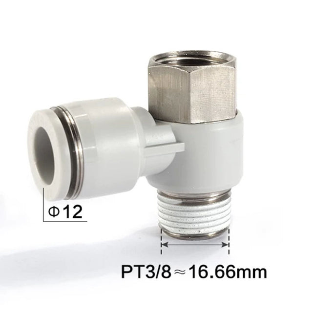 Airtac PHF: Accessories--One-touch fittings(stainless steel) - PHF1203-S