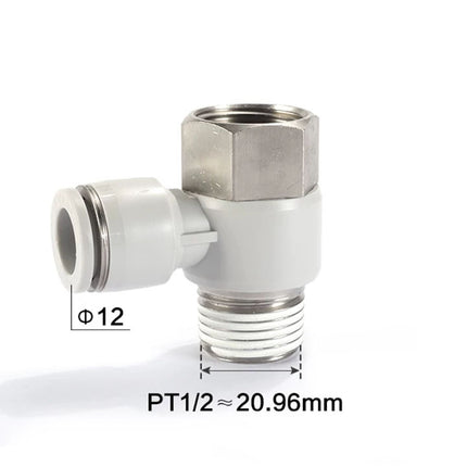 Airtac PHF: Accessories--One-touch fittings(stainless steel) - PHF1204-S