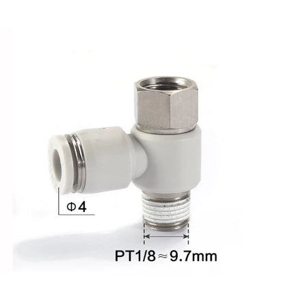 Airtac PHF: Push Lock Fitting. Double Universal Female Elbow - PHF401D