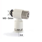 Airtac PHF: Accessories--One-touch fittings(stainless steel) - PHF4M5-S