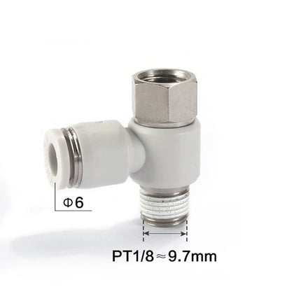 Airtac PHF: Accessories--One-touch fittings(stainless steel) - PHF601D-S