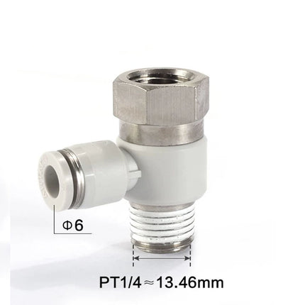 Airtac PHF: Accessories--One-touch fittings(stainless steel) - PHF602D-S