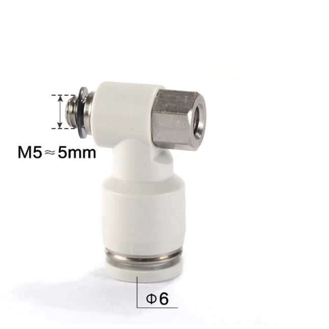 Airtac PHF: Push Lock Fitting. Double Universal Female Elbow - PHF6M5