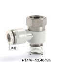 Airtac PHF: Accessories--One-touch fittings(stainless steel) - PHF802D-S
