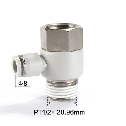 Airtac PHF: Push Lock Fitting. Double Universal Female Elbow - PHF804