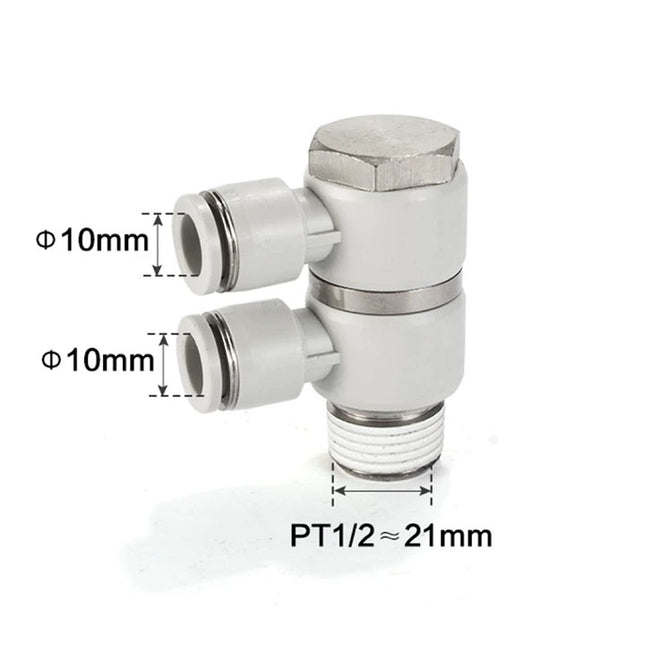 Airtac PHW: Double universal male elbow--One-touch fittings(stainless steel) - PHW1004-S