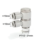 Airtac PHW: Push Lock Fitting. Double Universal Male Elbow - PHW1004D