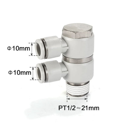 Airtac PHW: Push Lock Fitting. Double Universal Male Elbow - PHW1004