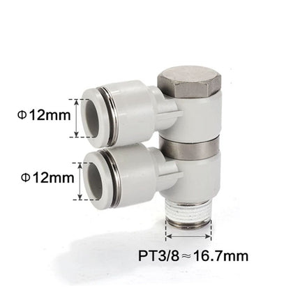 Airtac PHW: Push Lock Fitting. Double Universal Male Elbow - PHW1203D