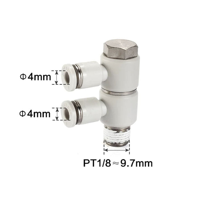 Airtac PHW: Push Lock Fitting. Double Universal Male Elbow - PHW401