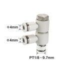 Airtac PHW: Push Lock Fitting. Double Universal Male Elbow - PHW401D