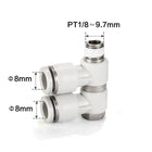 Airtac PHW: Double universal male elbow--One-touch fittings(stainless steel) - PHW801D-S