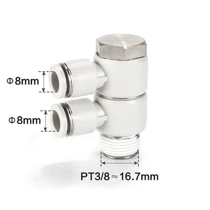 Airtac PHW: Double universal male elbow--One-touch fittings(stainless steel) - PHW803-S