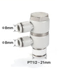 Airtac PHW: Push Lock Fitting. Double Universal Male Elbow - PHW804D