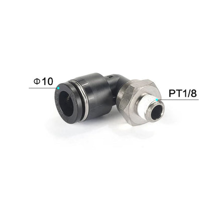 Airtac PL: Push Lock Fitting. Male Elbow - PL1001D