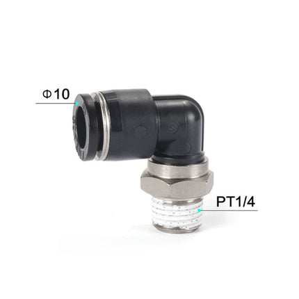 Airtac PL: Push Lock Fitting. Male Elbow - PL1002D