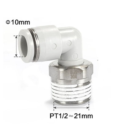 Airtac PL: Push Lock Fitting. Male Elbow - PL1004