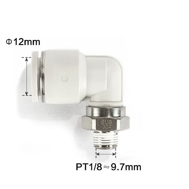 Airtac PL: Accessories--One-touch fittings(stainless steel) - PL1201D-S