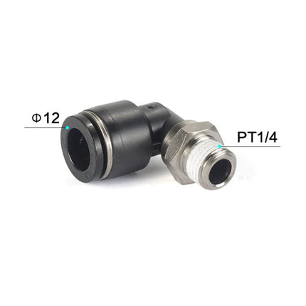 Airtac PL: Push Lock Fitting. Male Elbow - PL1202D