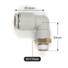 Airtac PL: Push Lock Fitting. Male Elbow - PL1203