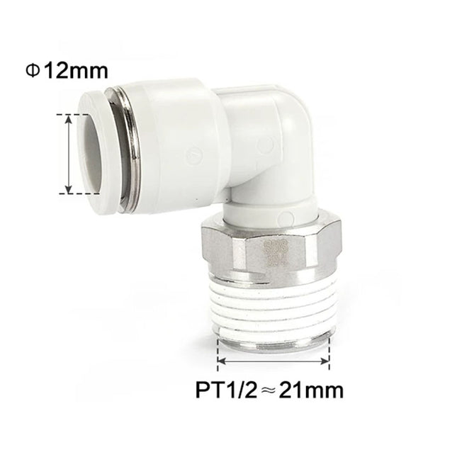 Airtac PL: Accessories--One-touch fittings(stainless steel) - PL1204-S