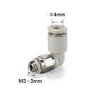 Airtac PL: Male elbow--One-touch fittings gray  - PL4M3-M