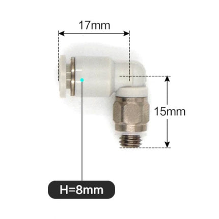 Airtac PL: Push Lock Fitting. Male Elbow - PL4M5D