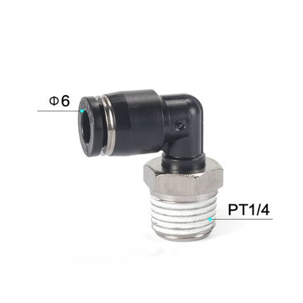 Airtac PL: Push Lock Fitting. Male Elbow - PL602D