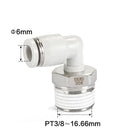 Airtac PL: Accessories--One-touch fittings(stainless steel) - PL603-S